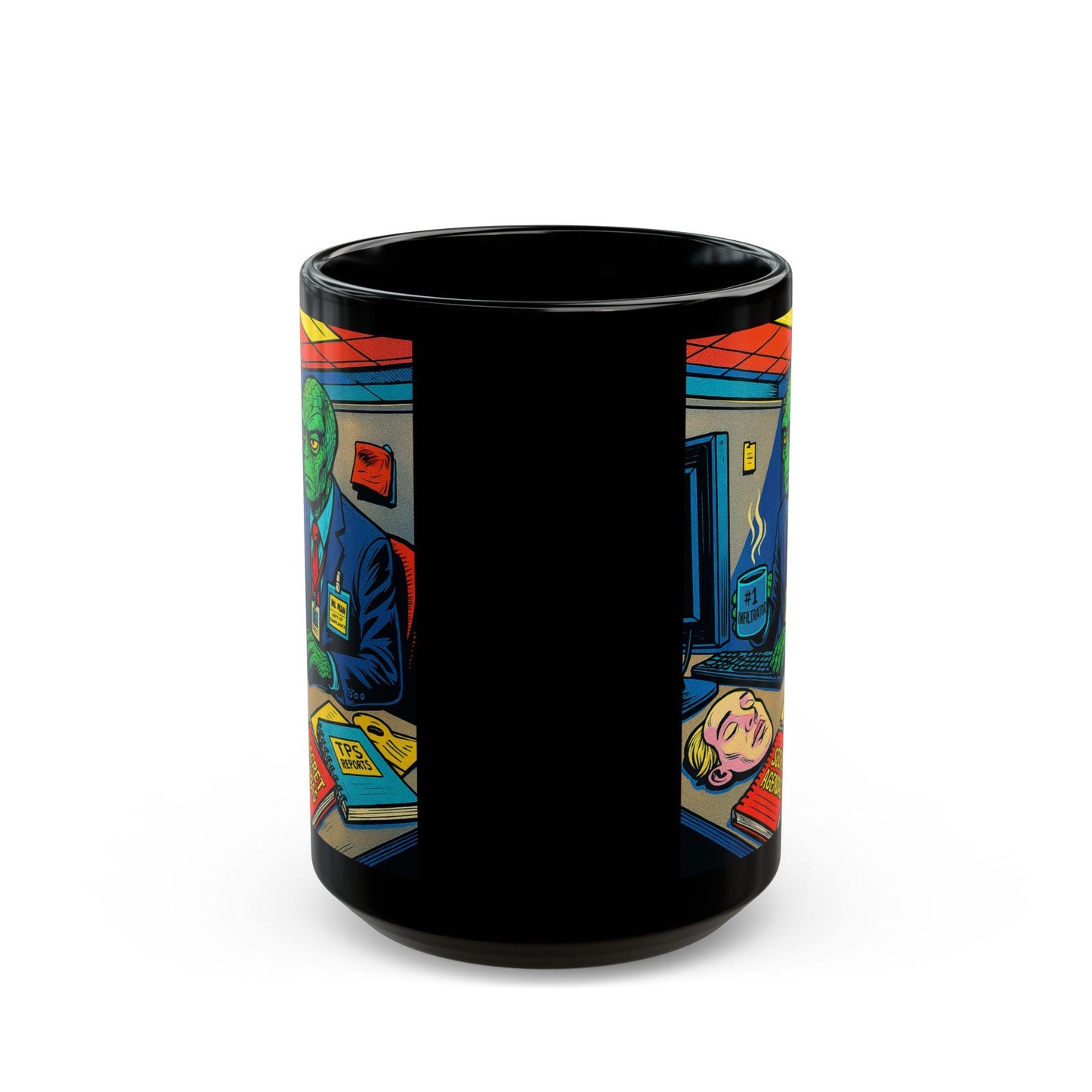 Reptilian Alien Office Mug
