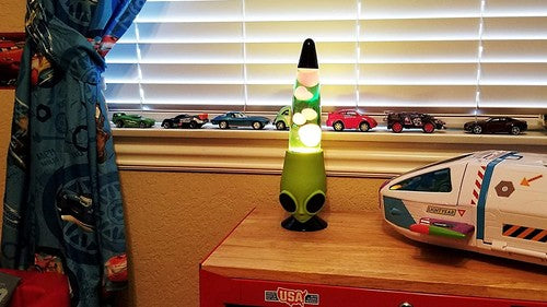 Alien Lava Lamp UFO Groovy Motion Lava Lamp