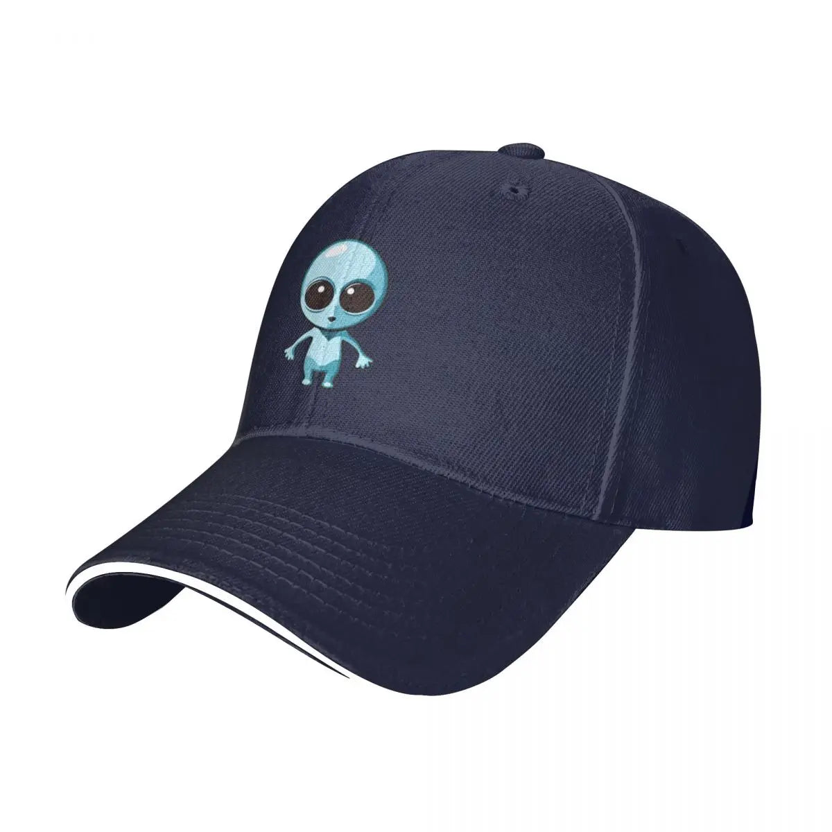 Cute Blue Alien A Baseball Caps Hat