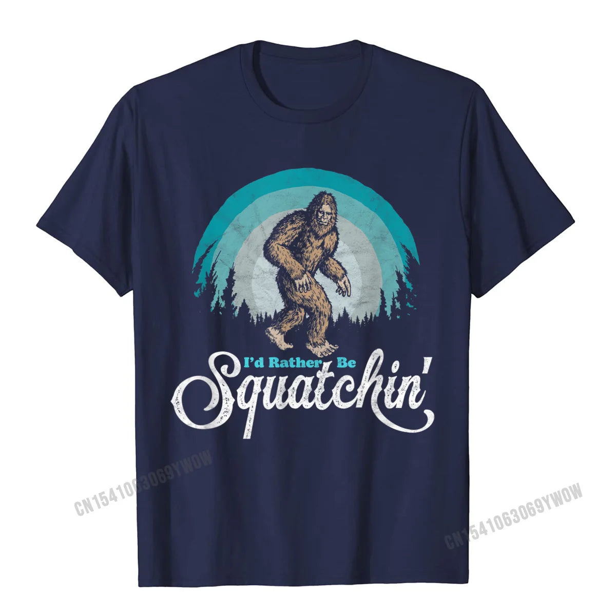 Id Rather Be Squatchin Vintage T Shirt