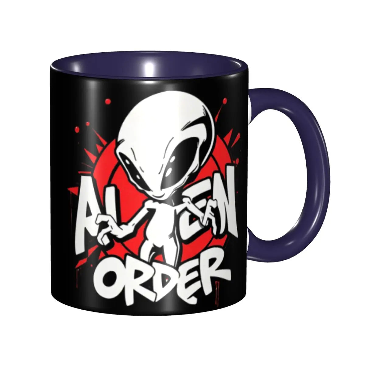 Ignore Alien Orders Street Art Mug Funny Ceramic Coffee Cups