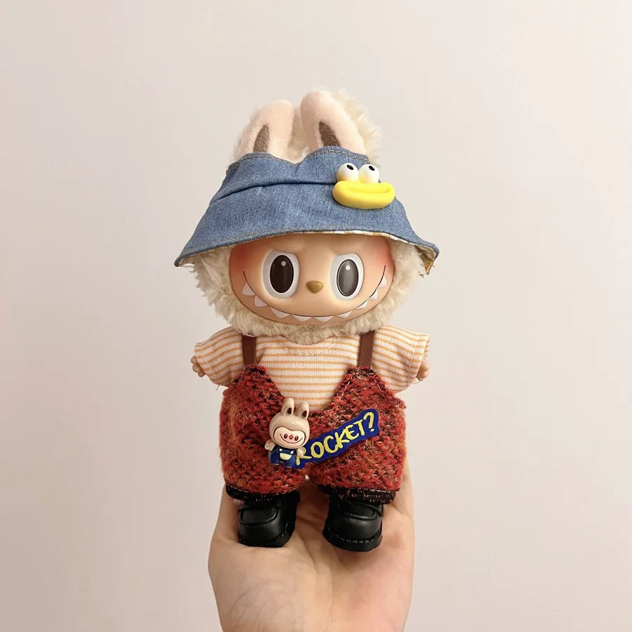 Labubu Clothes Trendy Velcro Doll 2025