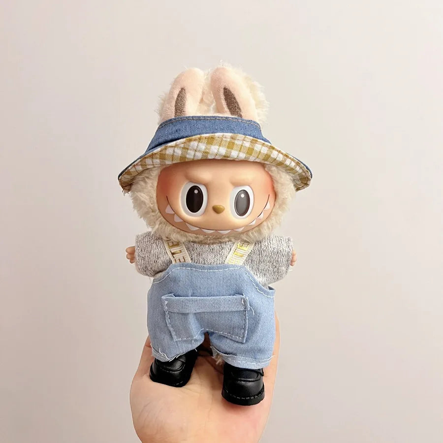 Labubu Clothes Trendy Velcro Doll 2025