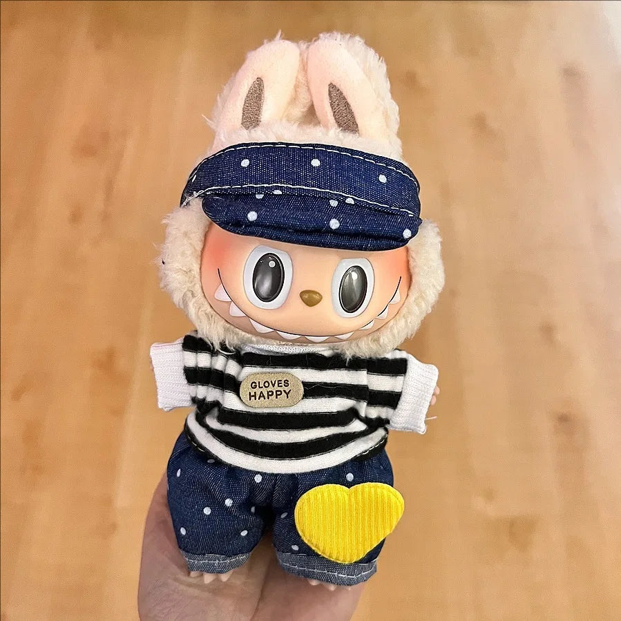 Labubu Clothes Trendy Velcro Doll 2025