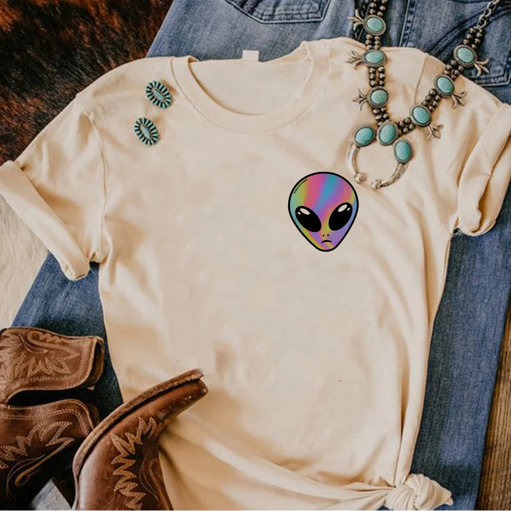 Magic Mushrooms Alien Psychedelic Shirt
