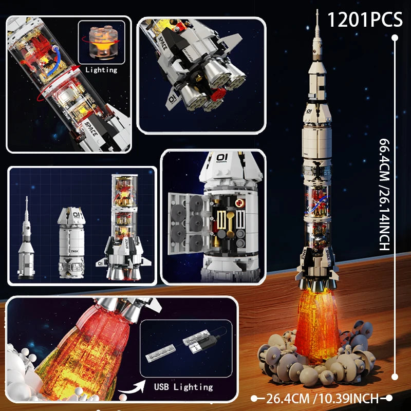 UFO Flying saucer Building block Alien Ship