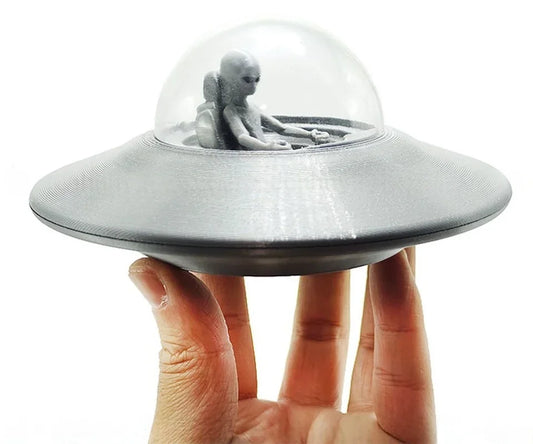 New Flying Saucer Alien 3d Action Figure Toys High Quality Toys Model 3d Printed