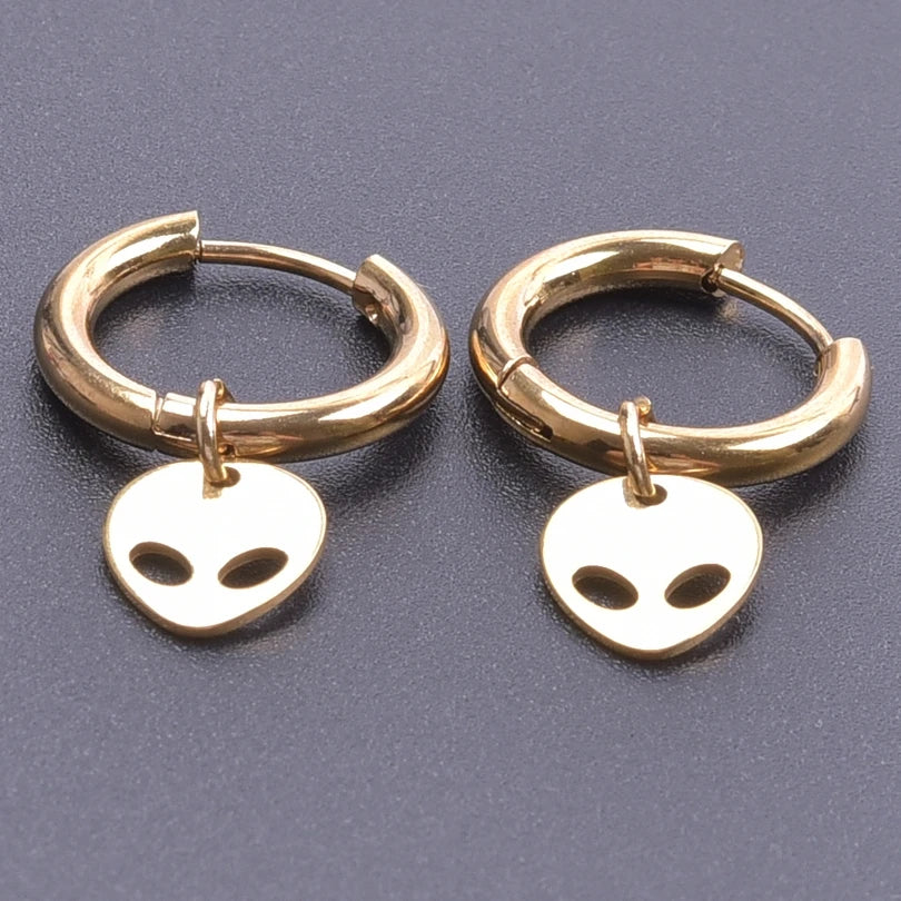 New Alien Pendant Chain Neck Decoration Necklace For Women/Men