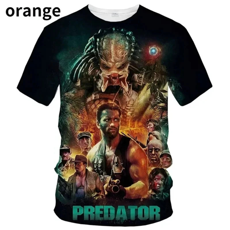Predator 3D Graphic T-Shirt Men
