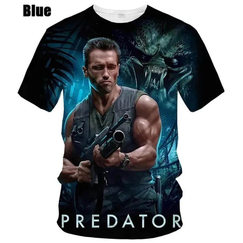 Predator 3D Graphic T-Shirt Men