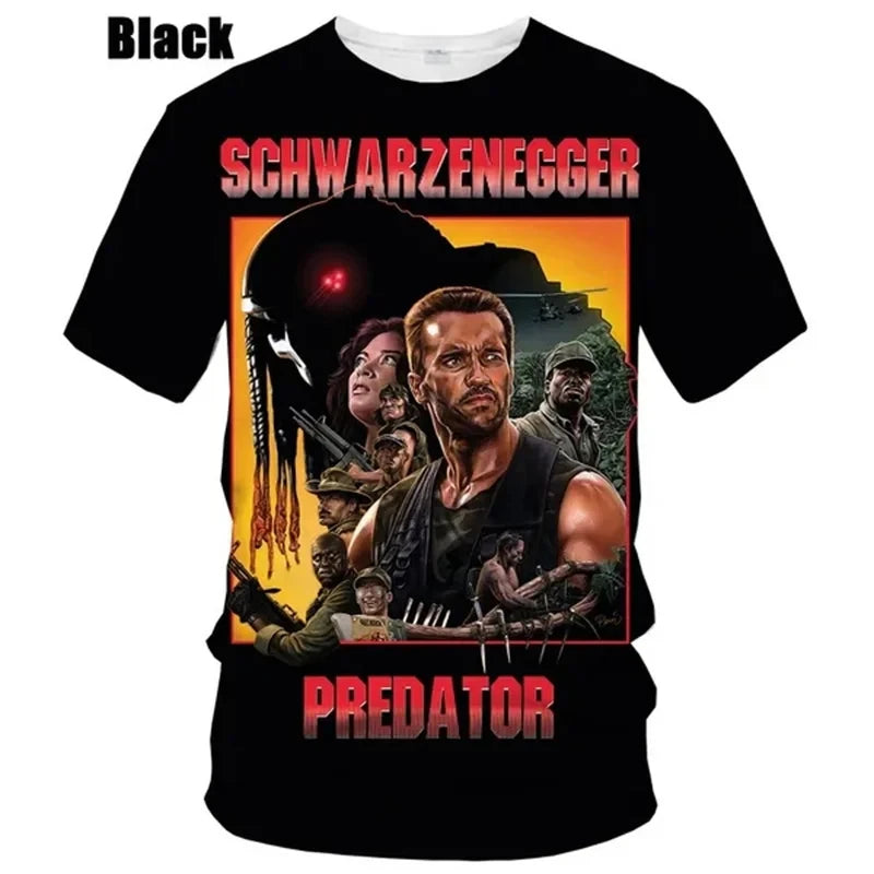 Predator 3D Graphic T-Shirt Men