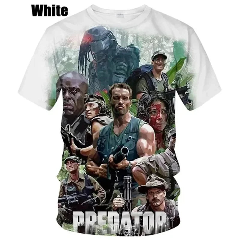 Predator 3D Graphic T-Shirt Men