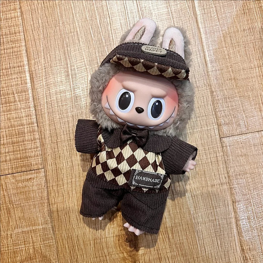 Labubu Clothes Trendy Velcro Doll 2025