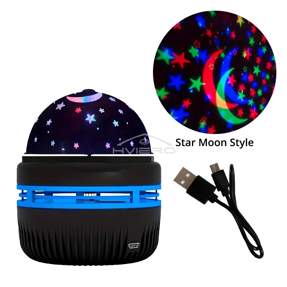 Galaxy Night Light Projector USB Table Lamp