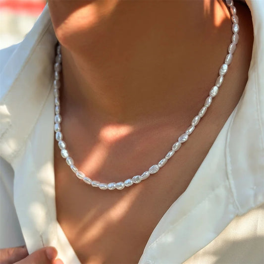 Baroque Alien Pearl Necklace Men's And woman