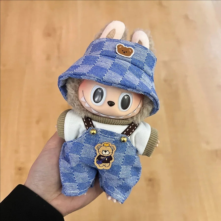 Labubu Clothes Trendy Velcro Doll 2025