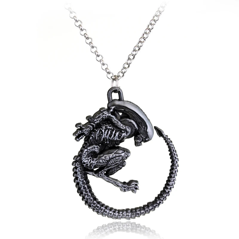 Movie Alien Necklace Predator AVP Alien Queen Pendant