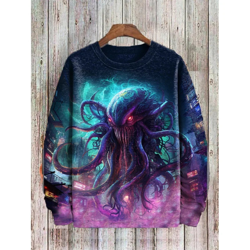 3D Printed Colorful Mushroom Hoodie For Men Women