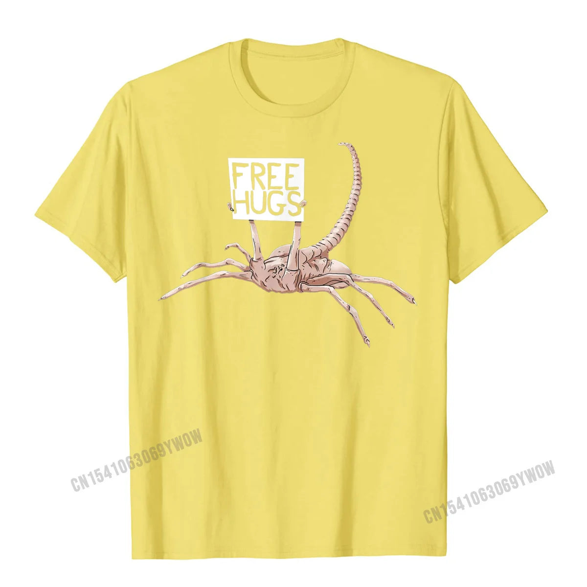 Free Hugs Funny Facehugger Aliens T-Shirt