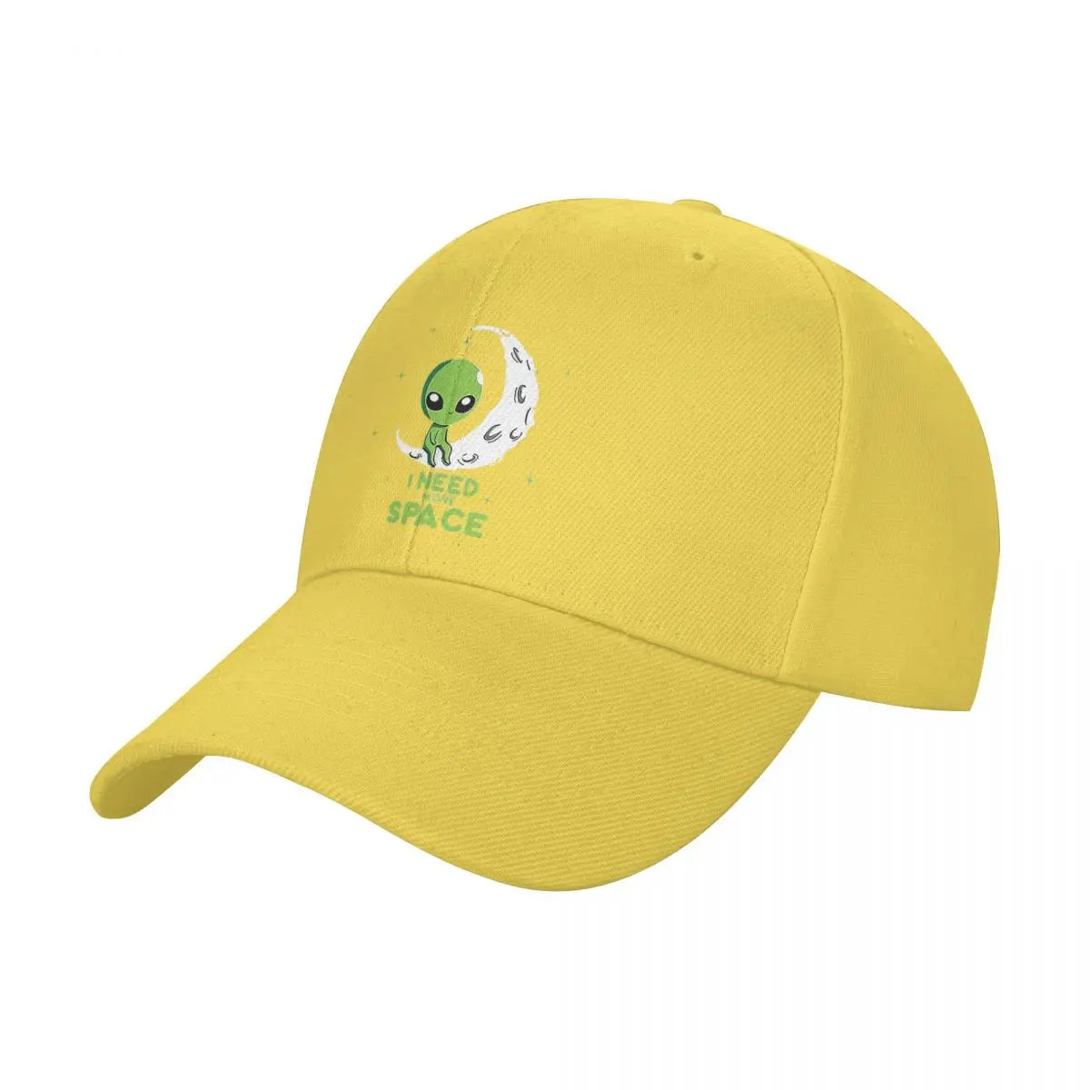 I Need Space Green Alien Cap