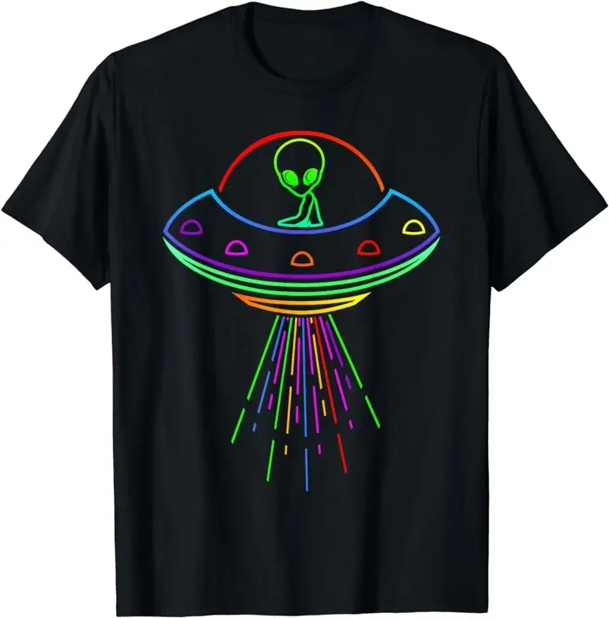 Cute Alien I Come in Peace Space Rave EDM Music Alien T-Shirt