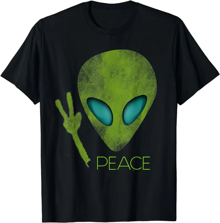 Alien Head Space Rave EDM Music Alien T-Shirt