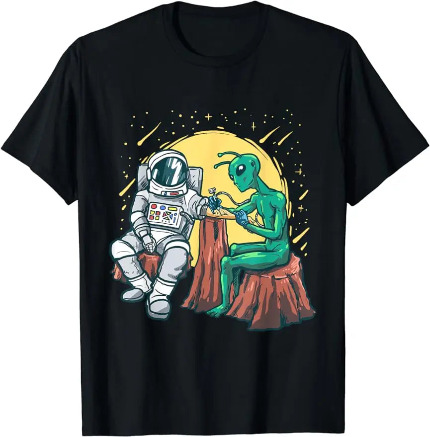 Alien Head Space Rave EDM Music Alien T-Shirt