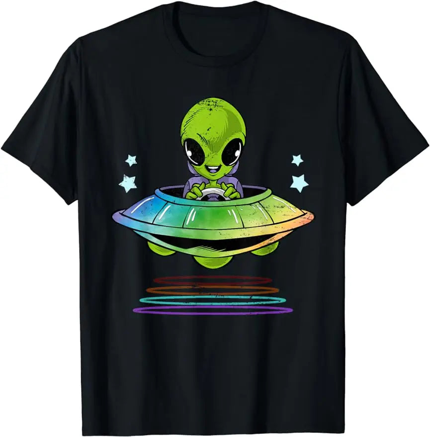 Alien Head Space Rave EDM Music Alien T-Shirt