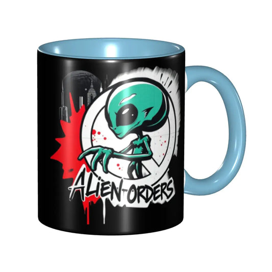 Graffiti Style Ignore Alien Orders Art Mug