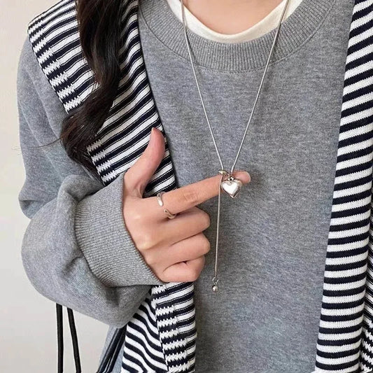 Retro Alien Irregular Baroque Pearl Pendant Necklace for Women