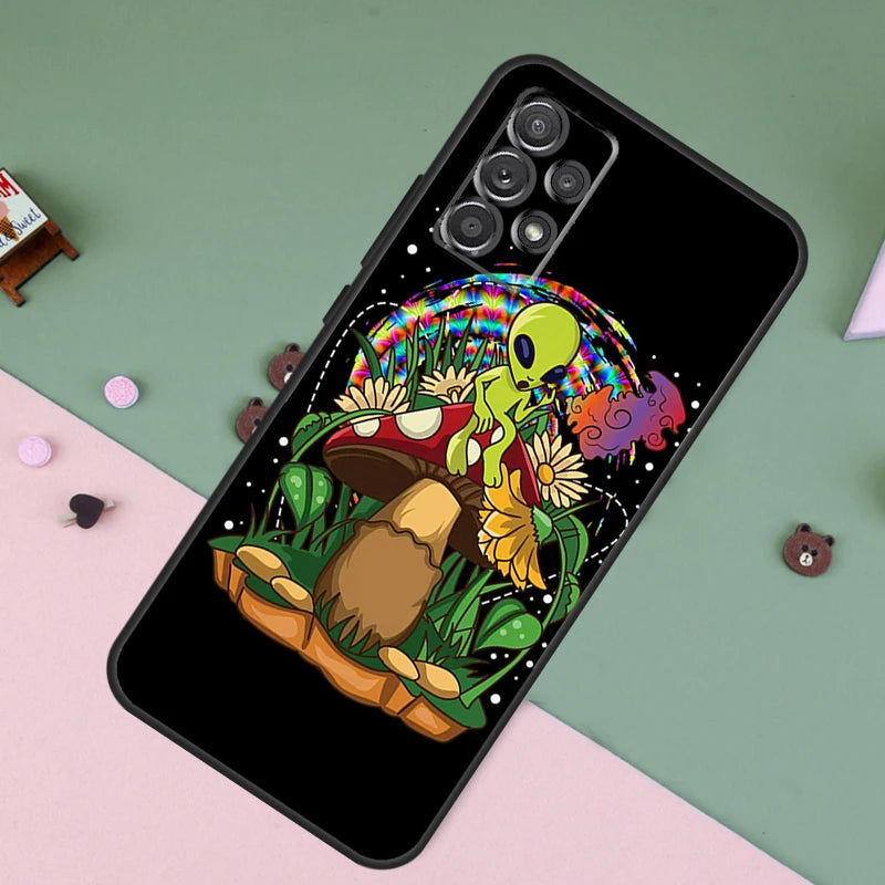 Magic Mushroom Alien Trippy Shrooms For Samsung Galaxy Phones