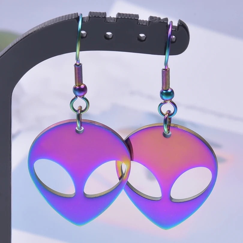 New Alien Pendant Chain Neck Decoration Necklace For Women/Men