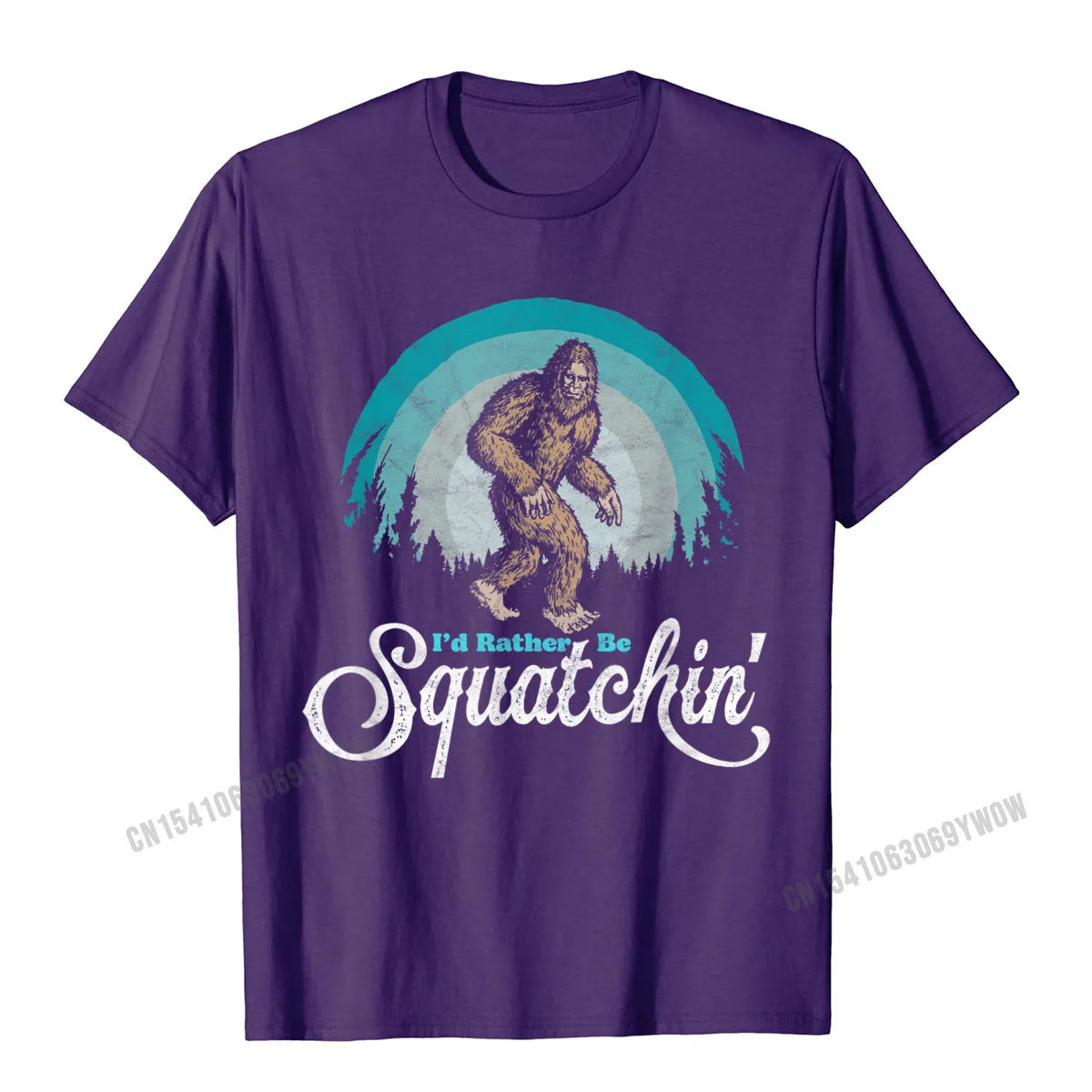Id Rather Be Squatchin Vintage T Shirt