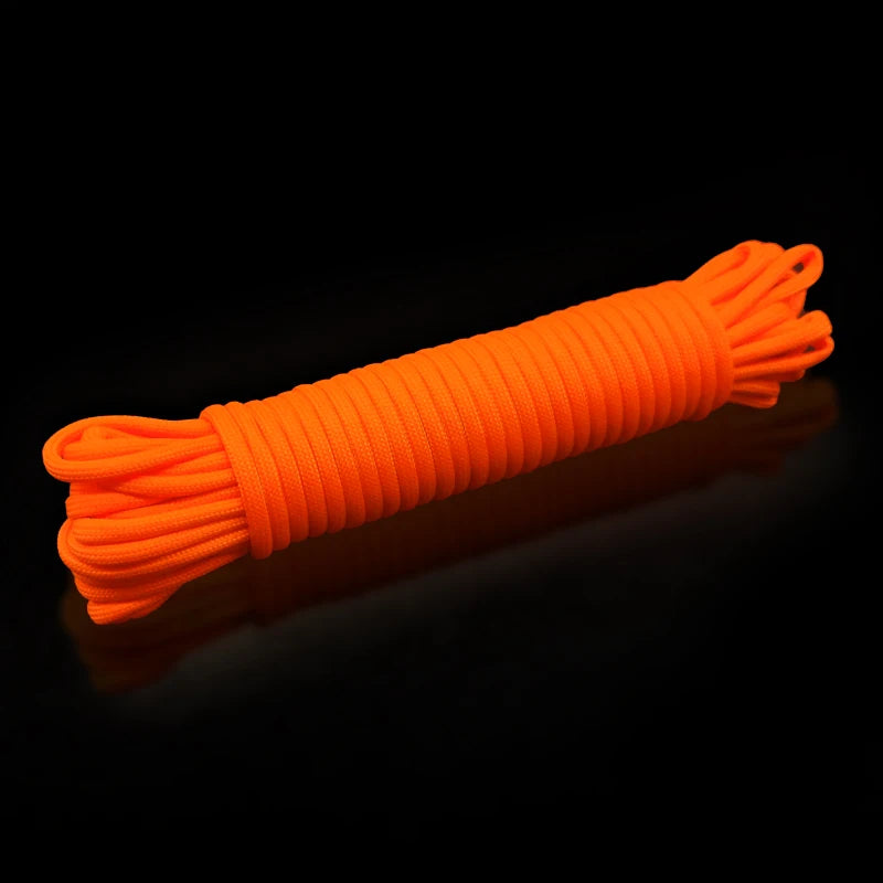 4mm Colour Luminous Parachute Cord Rope Lanyard