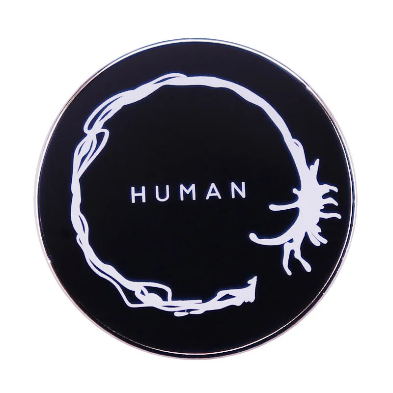 Creative Alien UFO Enamel Brooch Cartoon Pin