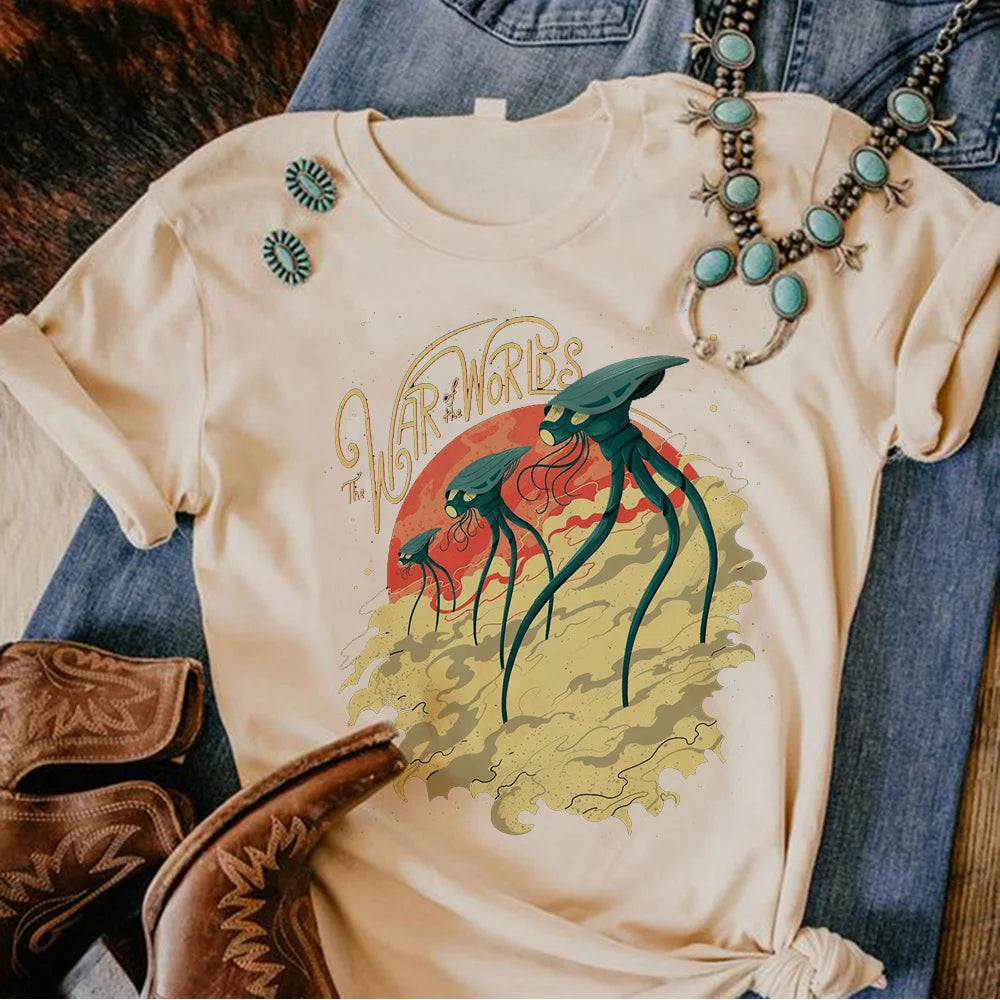 Magic Mushrooms Alien Psychedelic Shirt