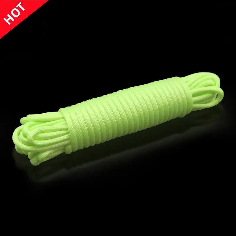 4mm Colour Luminous Parachute Cord Rope Lanyard