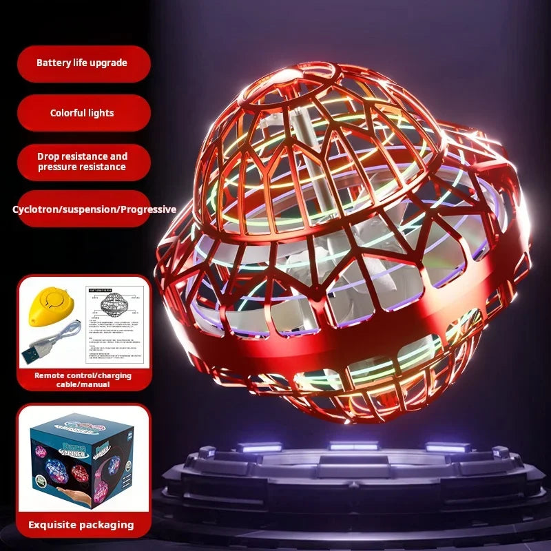 Upgraded Flyball UFO With LED Flying Spinner Fidget Toys