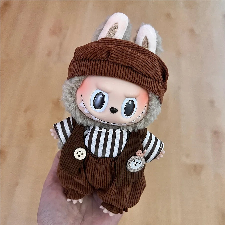 Labubu Clothes Trendy Velcro Doll 2025