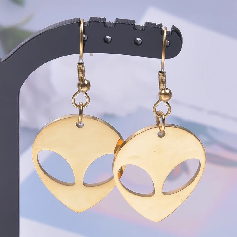 New Alien Pendant Chain Neck Decoration Necklace For Women/Men