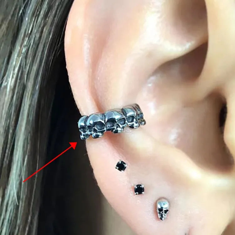 Kiss Jewelry Punk Sword Gothic Kinitial Piercing Earrings for Women Men