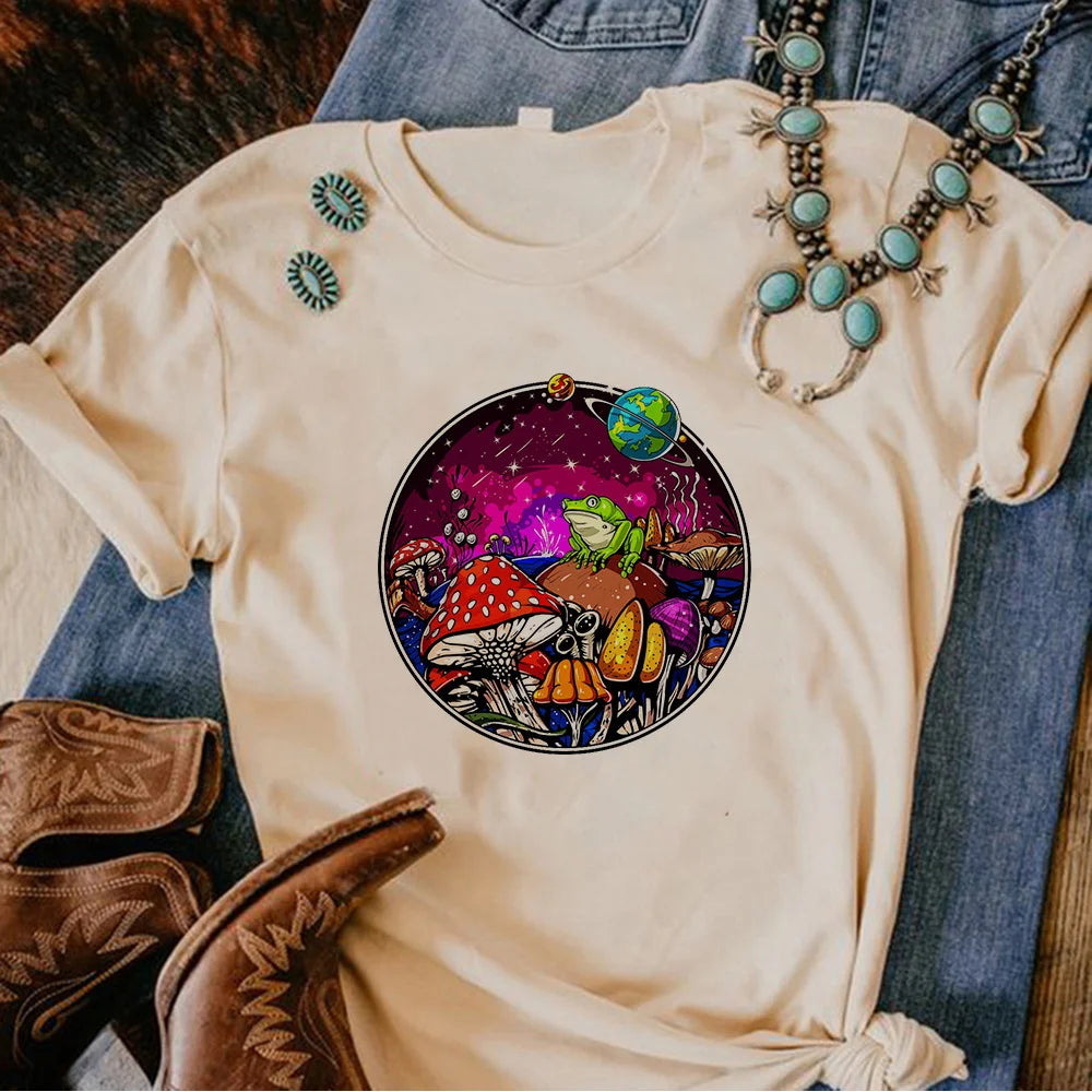 Magic Mushrooms Alien Psychedelic Shirt