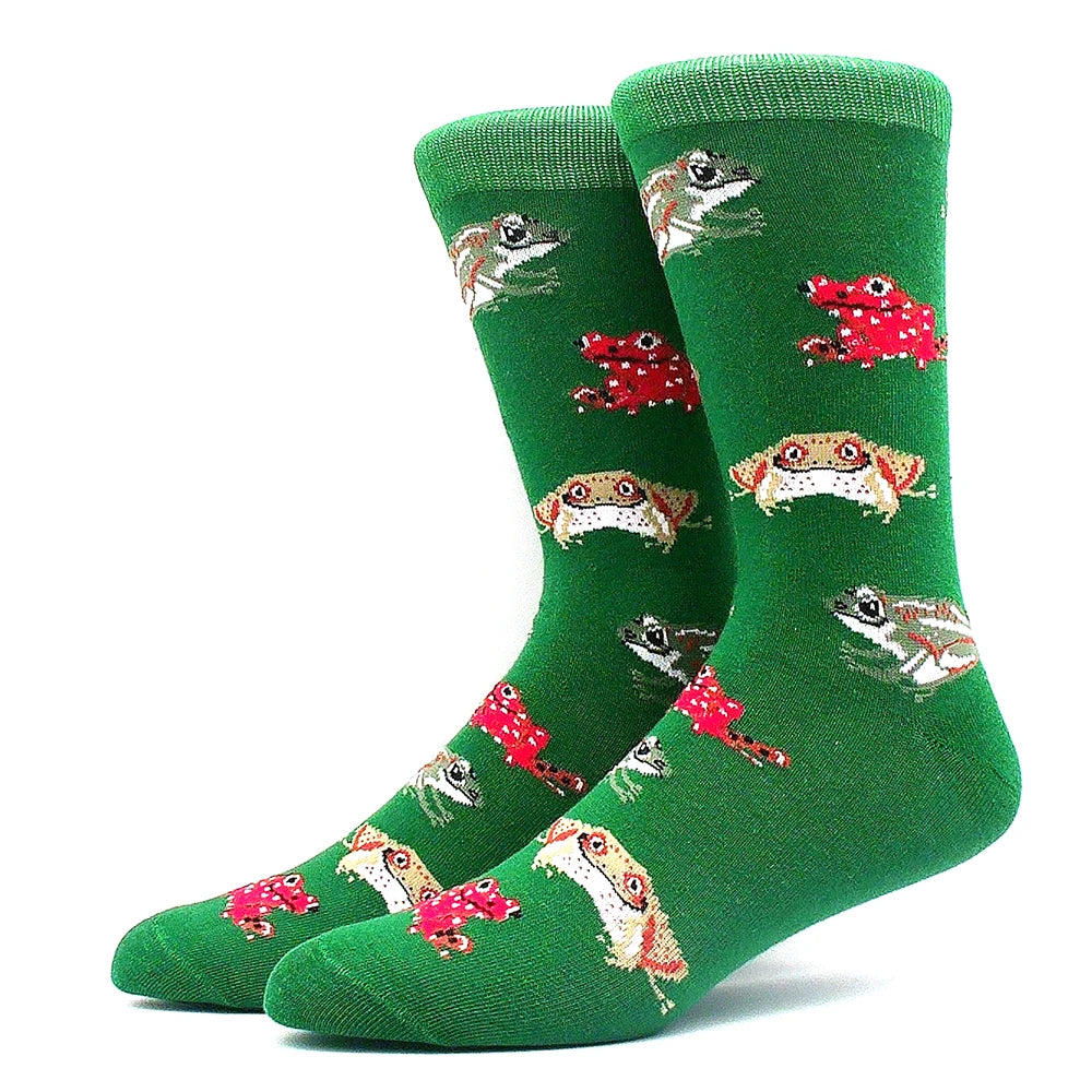 Cotton Happy Funny Socks Men Alien Planet