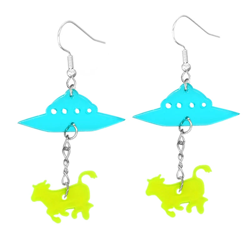 Earrings For Women Girls Hip Hop Cute