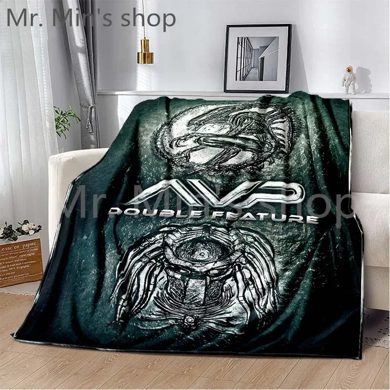 Boy Girl's Bedroom Multifunction Blankets Alien Vs. Predator