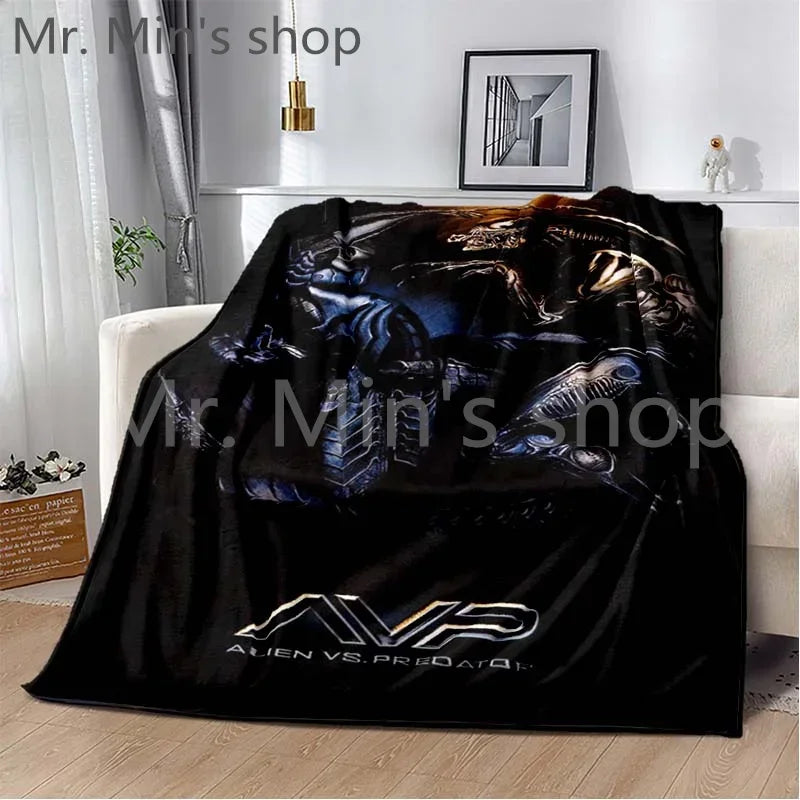 Boy Girl's Bedroom Multifunction Blankets Alien Vs. Predator
