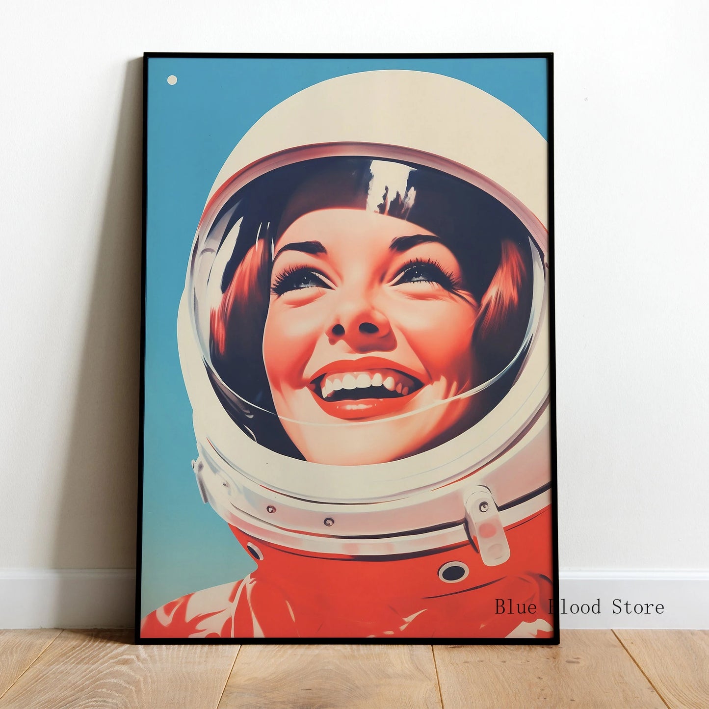 Aliens Vintage Sci Fi Poster 50s