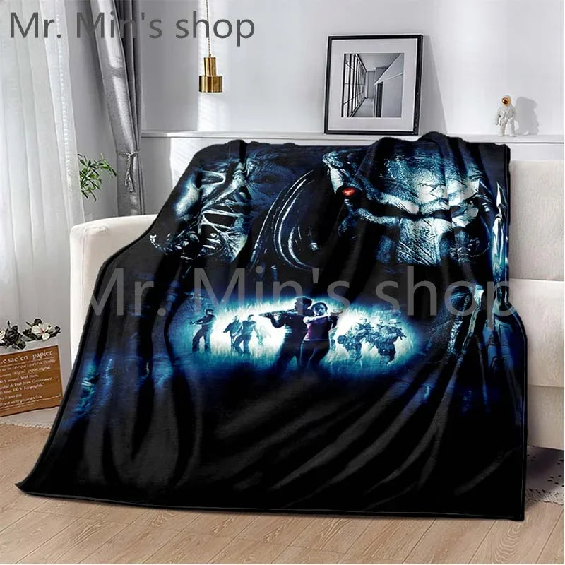 Boy Girl's Bedroom Multifunction Blankets Alien Vs. Predator