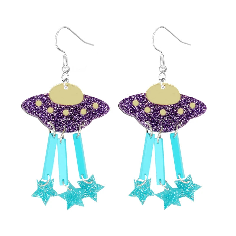 Earrings For Women Girls Hip Hop Cute