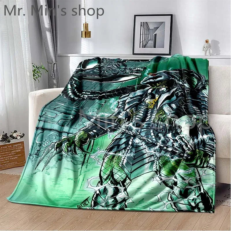 Boy Girl's Bedroom Multifunction Blankets Alien Vs. Predator